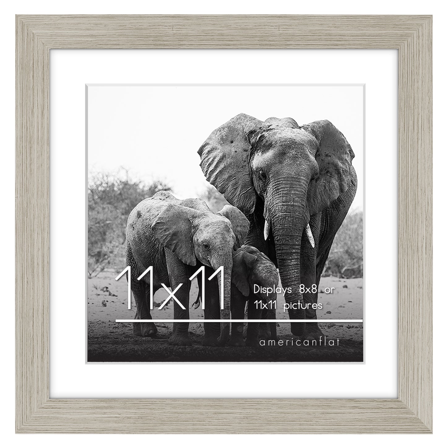 Picture Frame with Mat | Engineered Wood Photo Frame