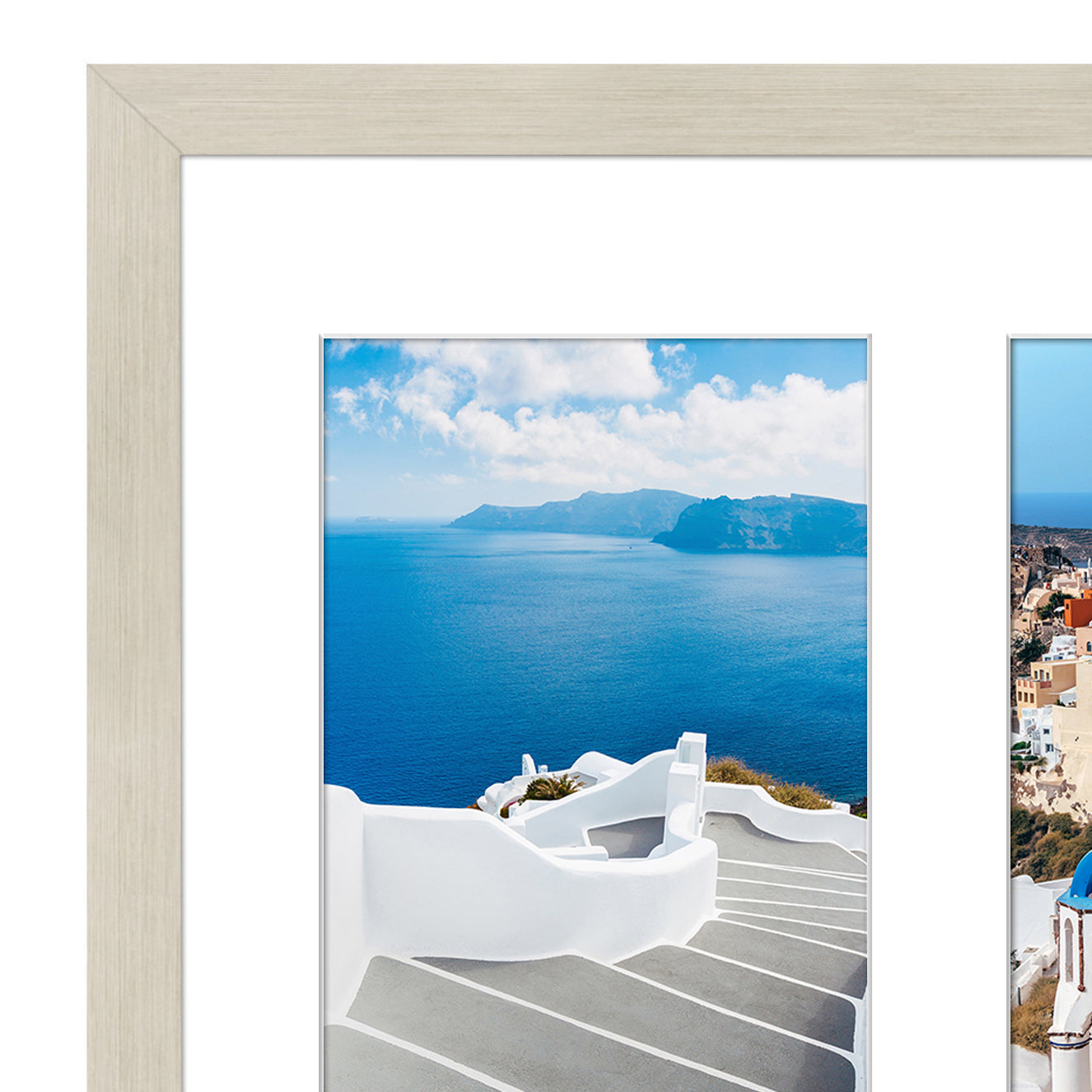 Double Collage Picture Frame for 5x7 | Multi-use Display | Choose Color