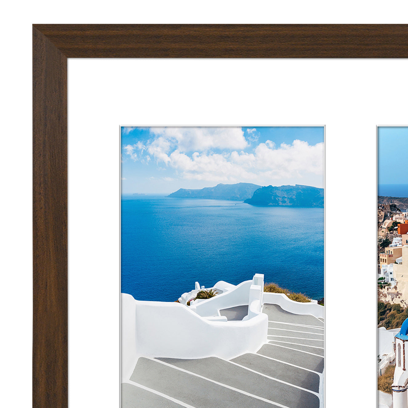 Double Collage Picture Frame for 5x7 | Multi-use Display | Choose Color