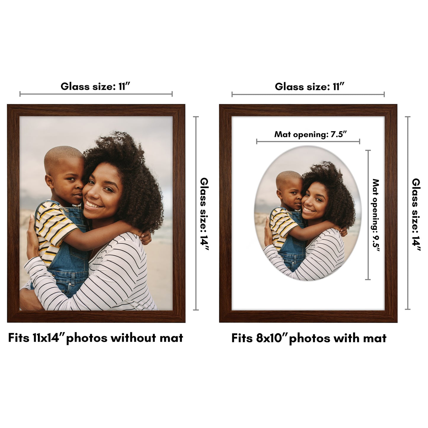 Gallery Picture Frame with Oval Mat | Signature Collection