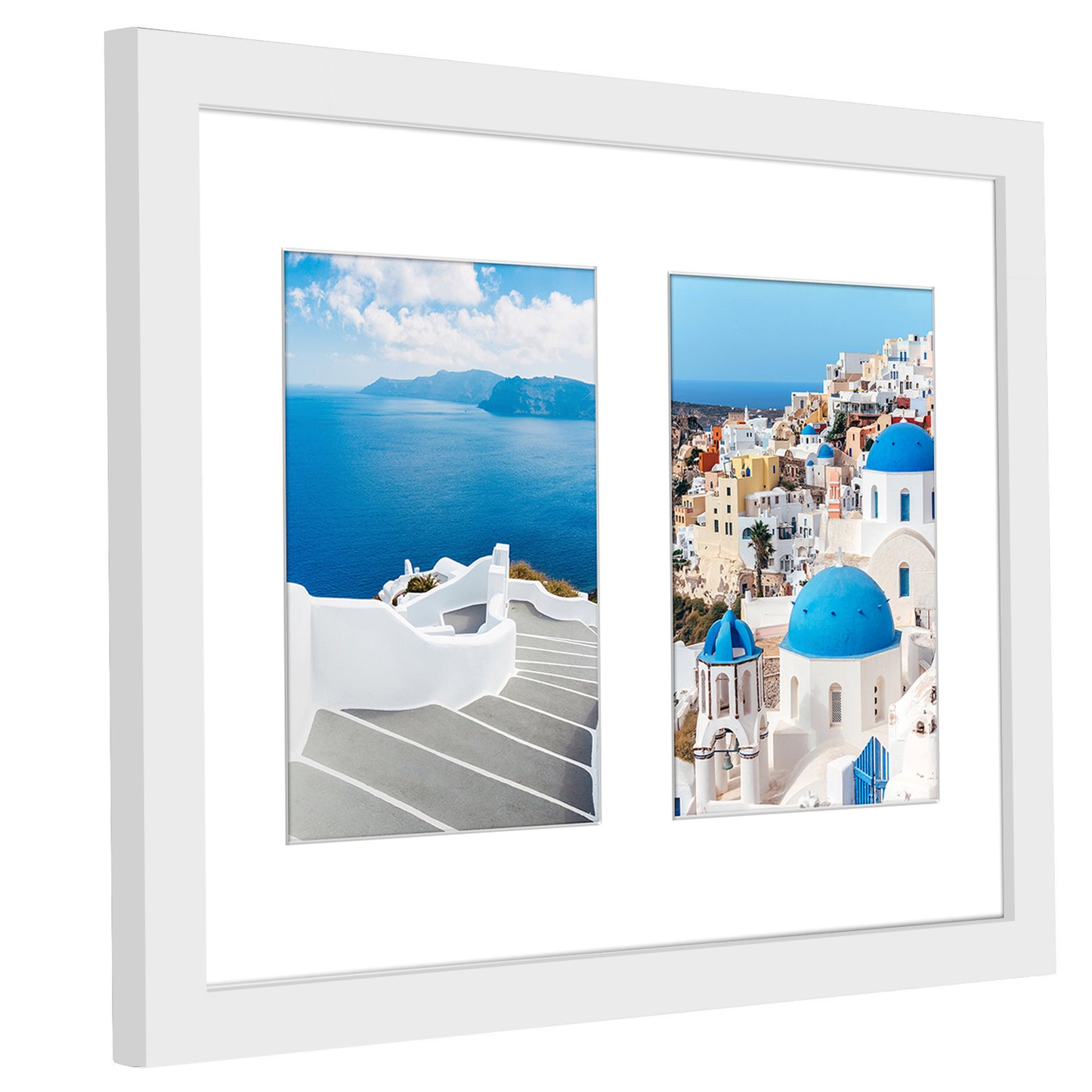 Double Collage Picture Frame for 5x7 | Multi-use Display | Choose Color