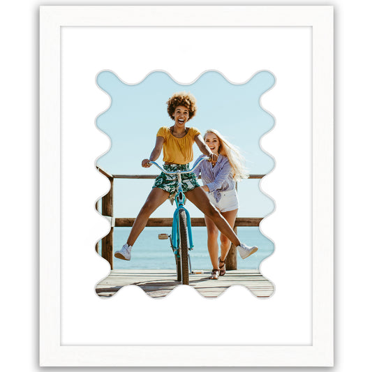 Gallery Picture Frame with Wavy Mat | Signature Collection