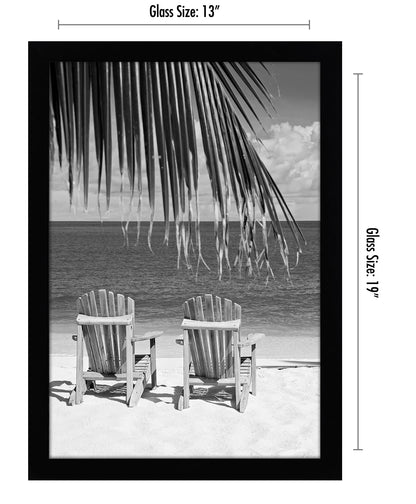 Black Poster Frames | Shatter-Resistant Glass. Hanging Hardware Included! - Picture Frame - Americanflat