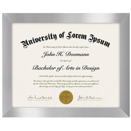 8.5x11 Diploma Frame | Choose Your Color