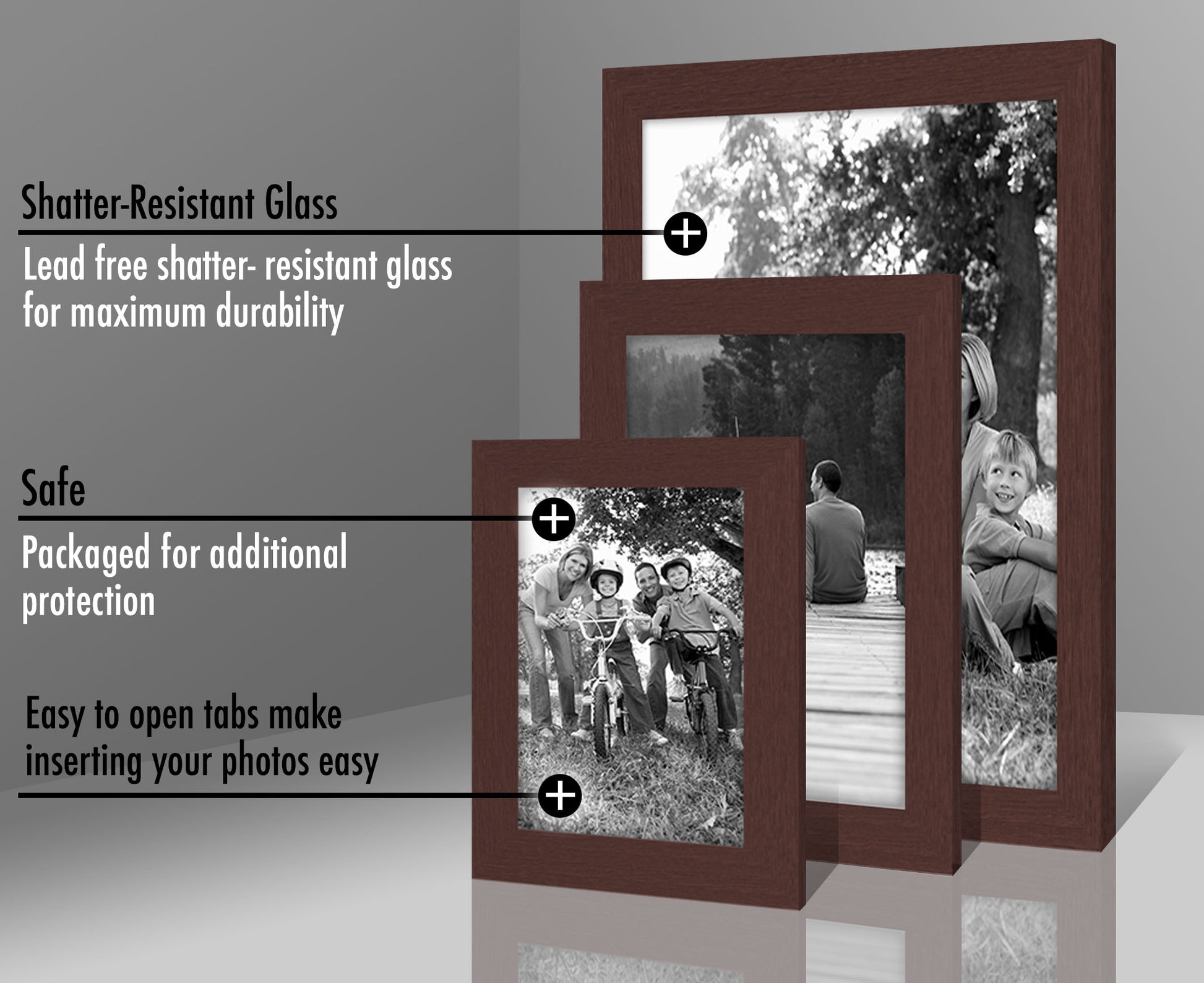 Brendolyn 10 Pack Picture Frames - Gallery Wall 8x10, 5x7, 4x6 Frames Latitude Run Color: White