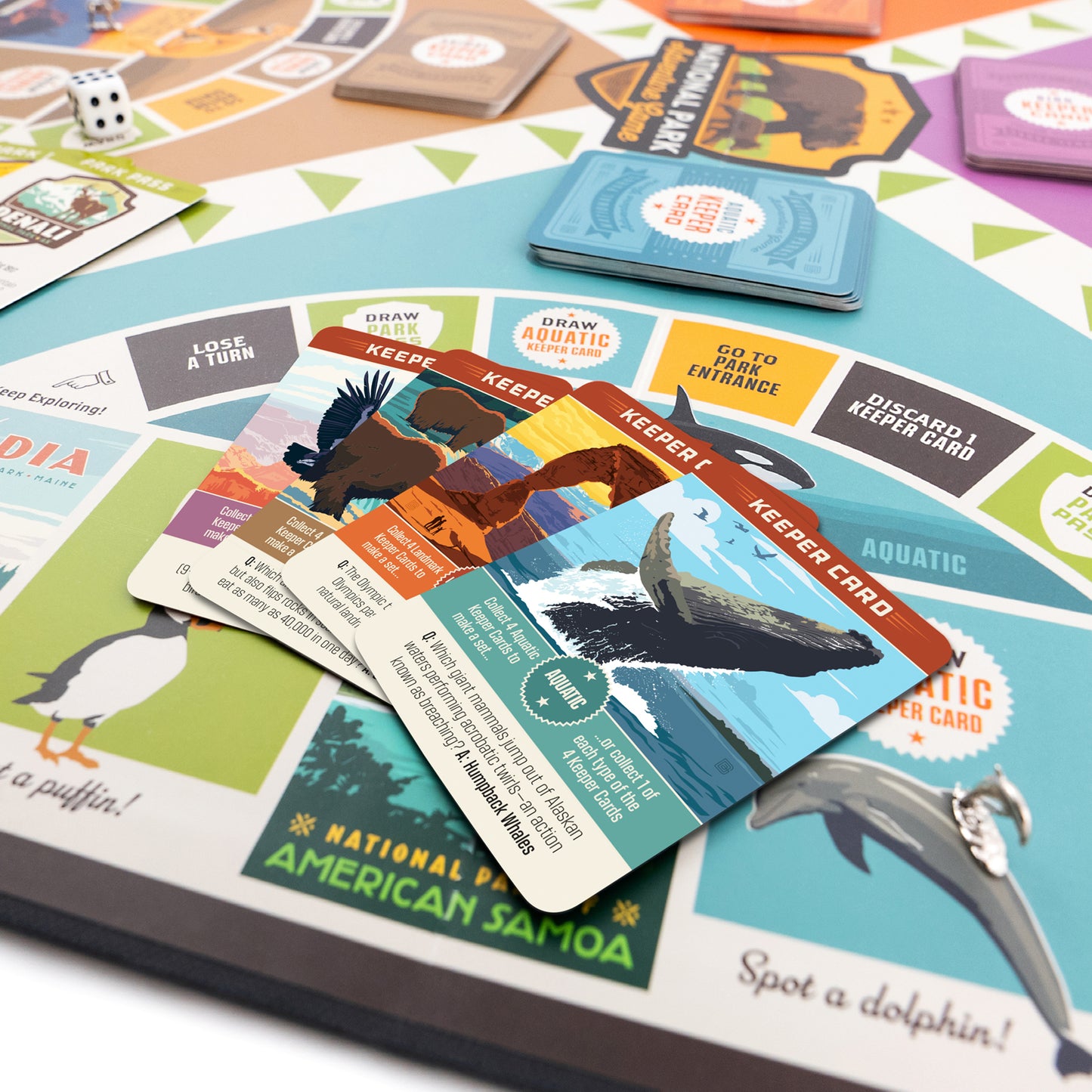 American Travel Bundle: National Parks Board Game, 2021 Wall Calendar & Jigsaw Puzzle - Bundle - Americanflat