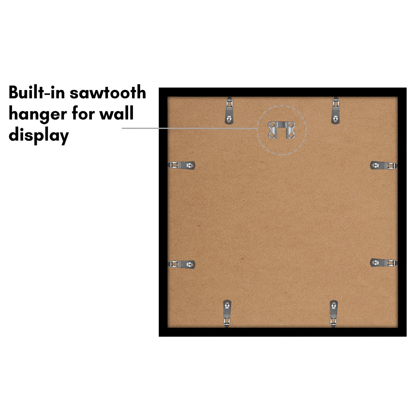 Picture Frame - Set of 2 - with Mat or Without Mat - Plexiglass Cover and Hanging Hardware included