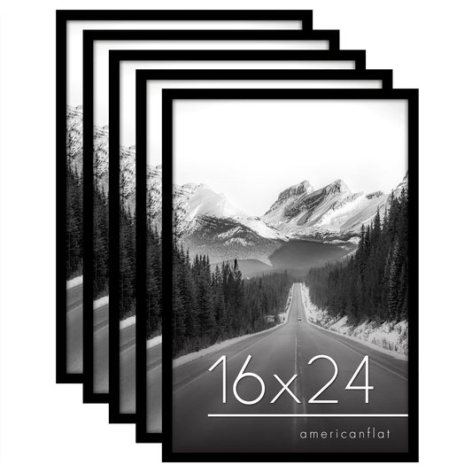 Set of 5 - Classic Gallery Picture Frame without Mat | Galleria Collection