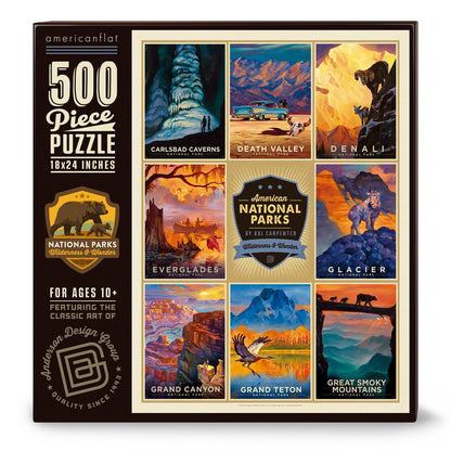 500 Piece Jigsaw Puzzle, 18x24 Inches, "American National Parks 2" Art by Anderson Design Group - Jigsaw Puzzle - Americanflat