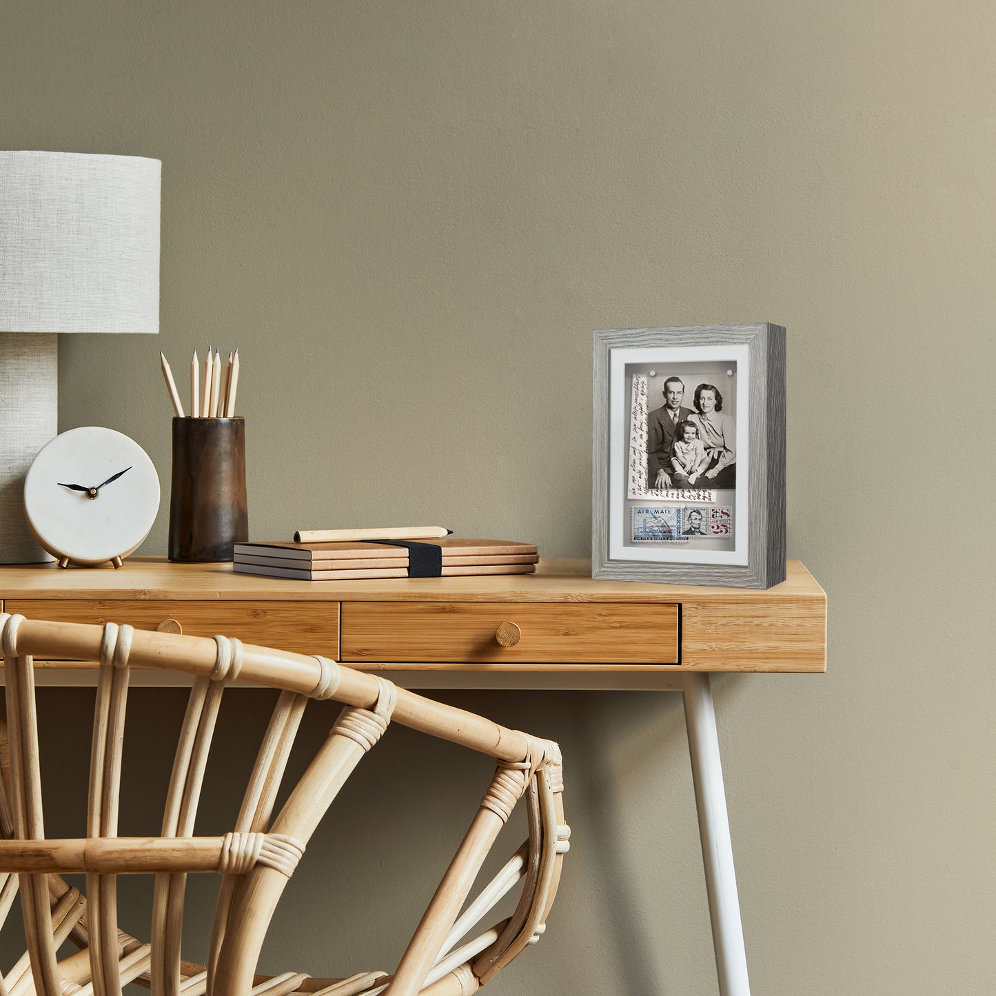 Shadow Box Keepsake Frame with Mat | Silhouette Collection