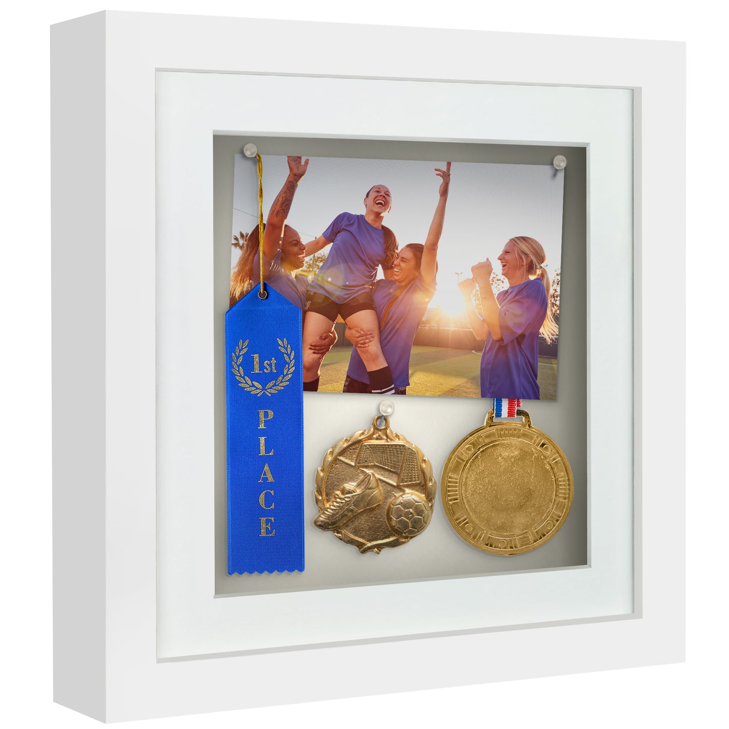 Shadow Box Keepsake Frame with Mat | Silhouette Collection