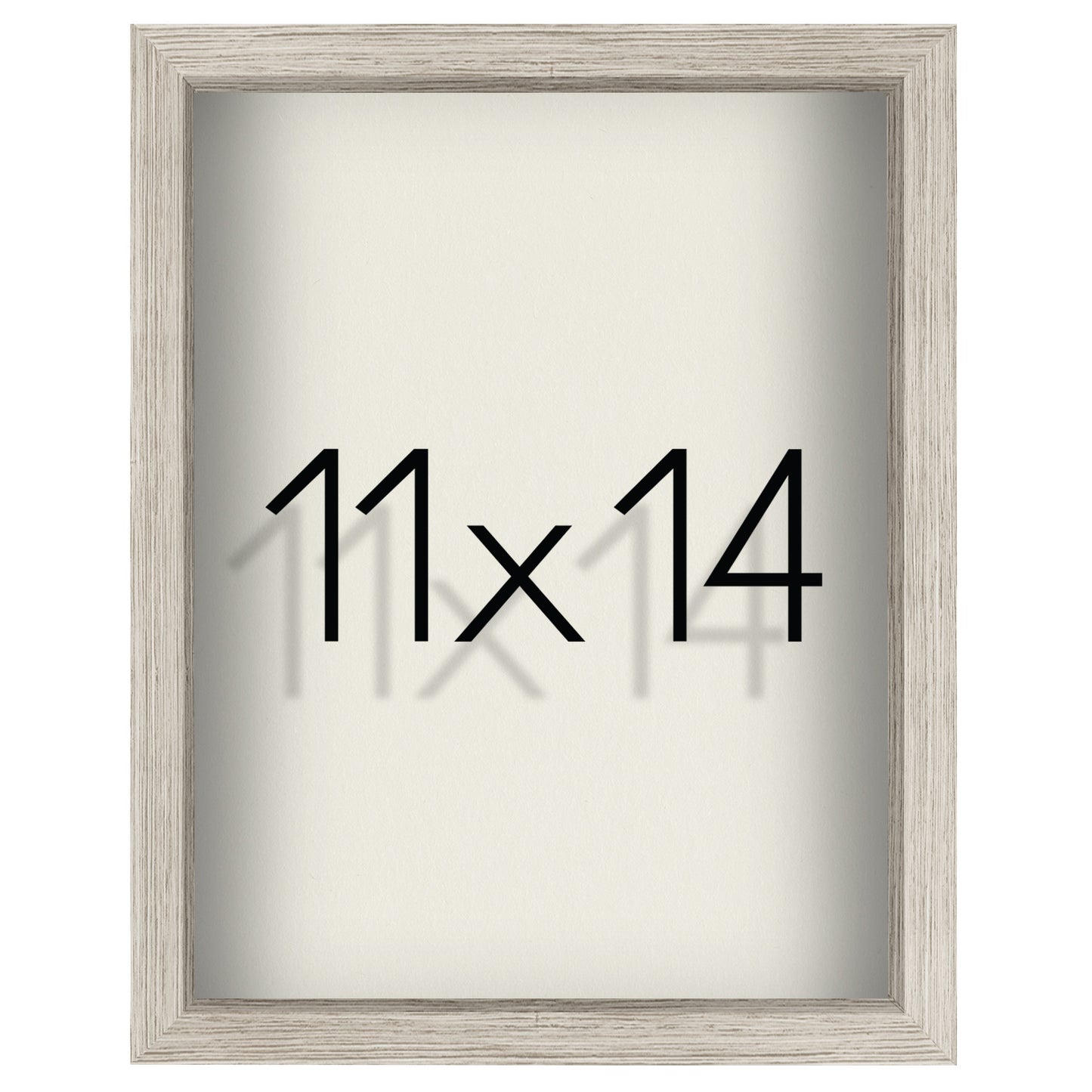 Shadow Box Frame with Soft Linen Back - Engineered Wood for Wall and Tabletop