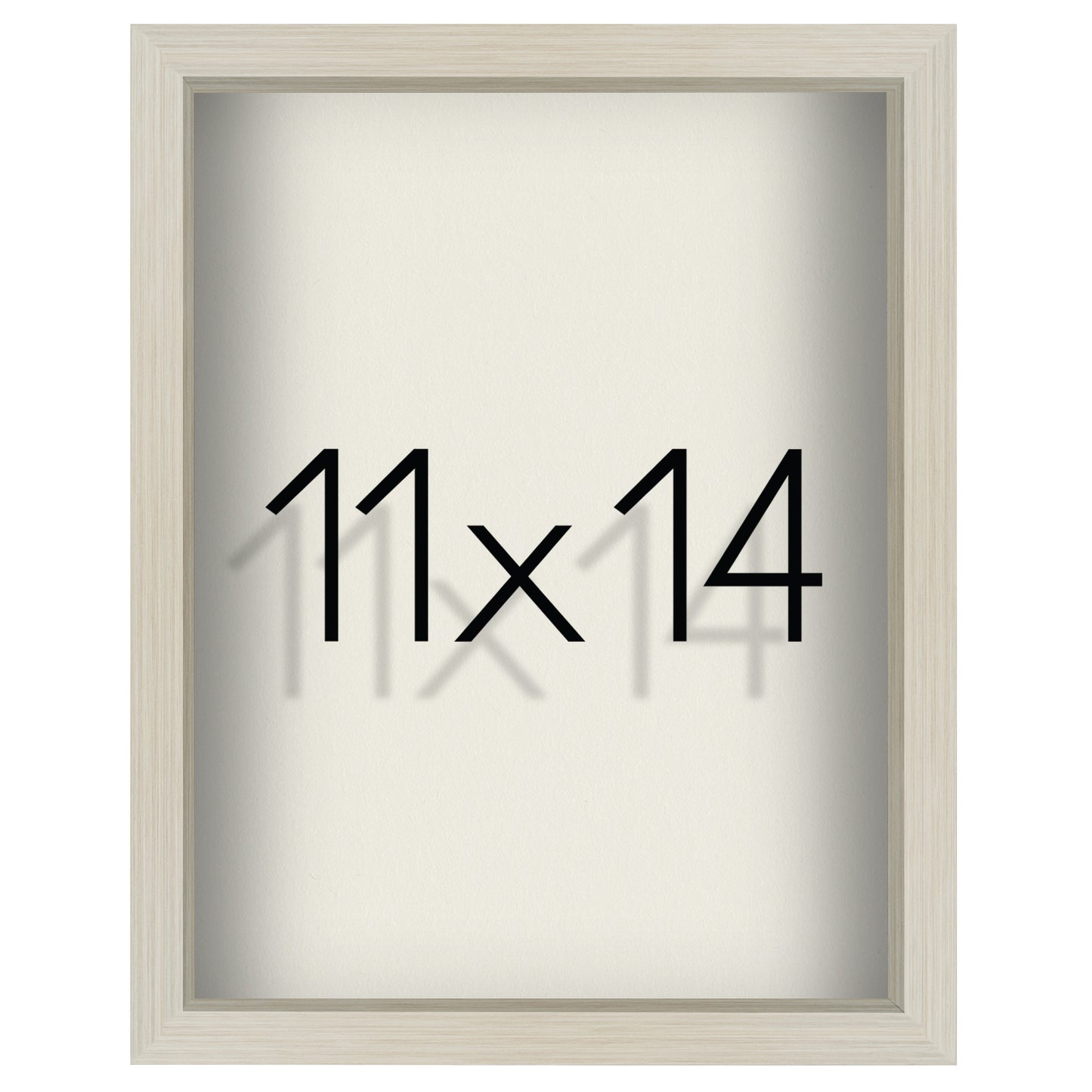 Shadow Box Frame with Soft Linen Back - Engineered Wood for Wall and Tabletop