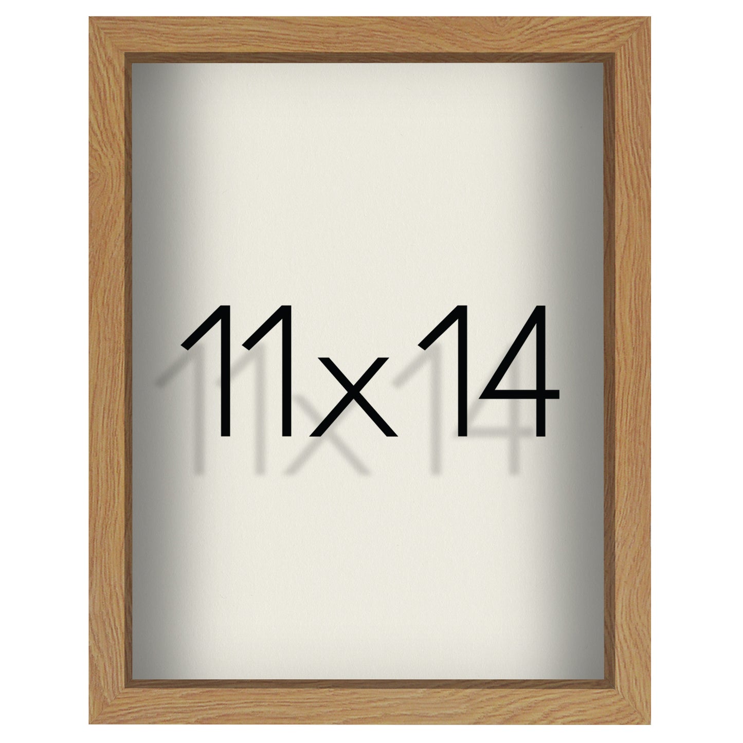 Shadow Box Frame with Soft Linen Back - Engineered Wood for Wall and Tabletop