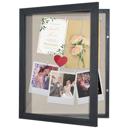 Shadow Box Keepsake Frame with Door | Silhouette Collection