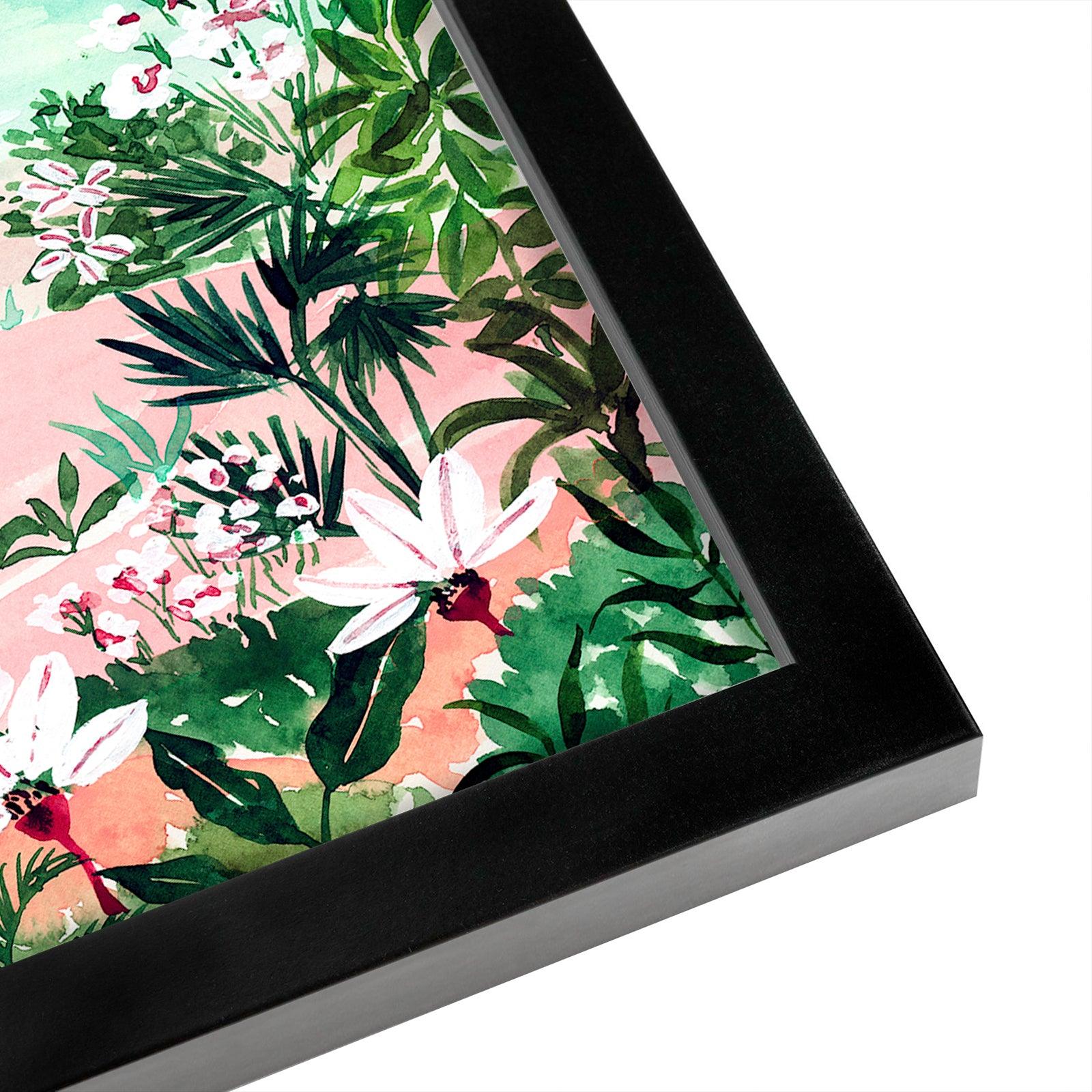 Seaside Meadow By Sabina Fenn - Black Framed Print - Wall Art - Americanflat