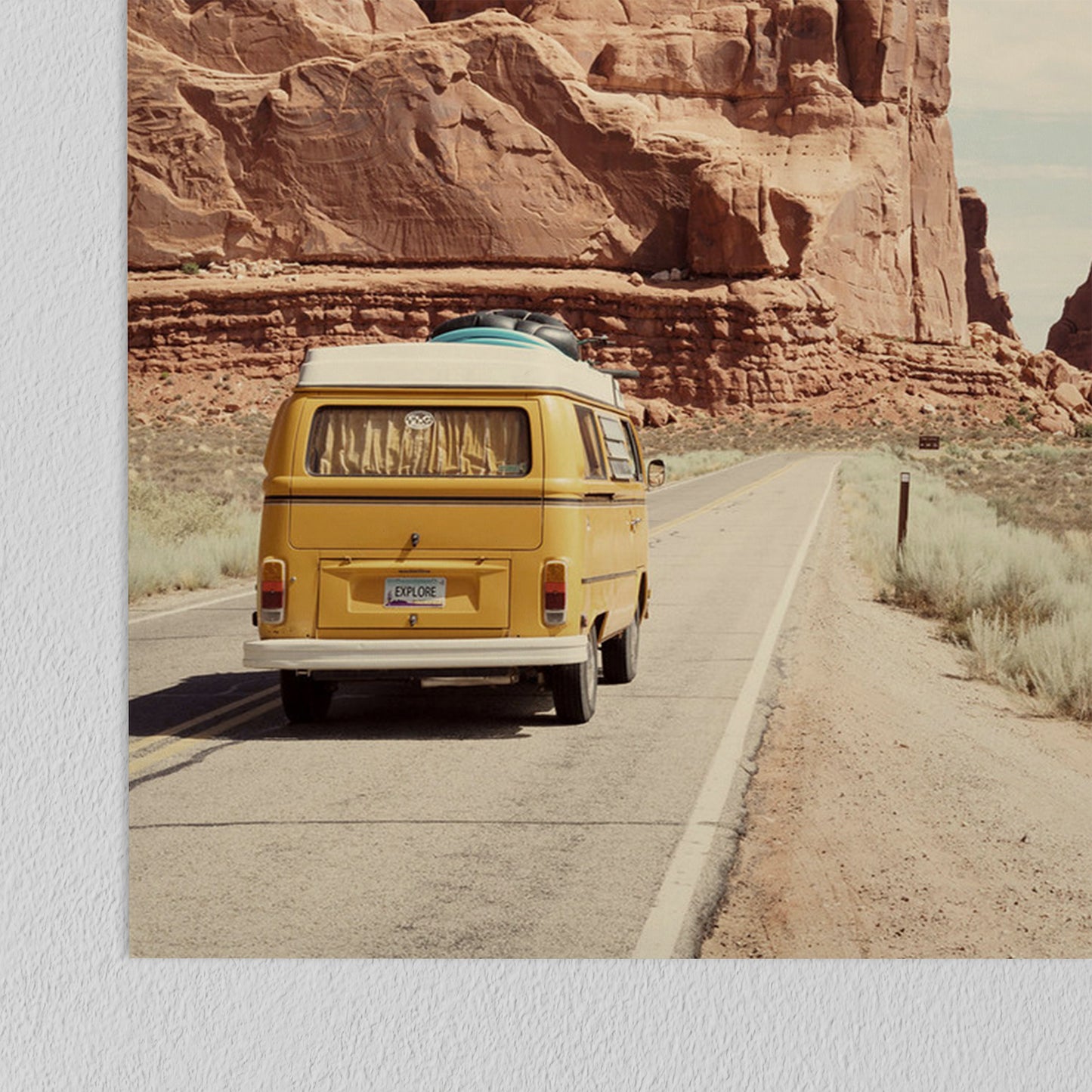(Set of 3) Triptych Wall Art Desert Drives Photography by Tanya Shumkina - Poster Print