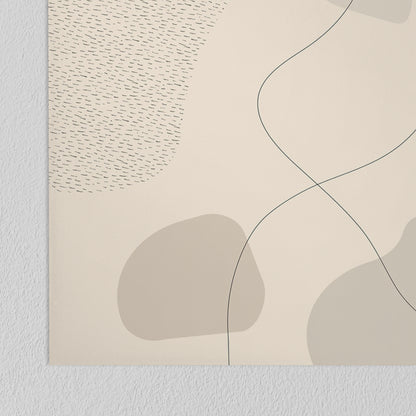 (Set of 3) Triptych Wall Art Abstract Neutrals by Melanie Viola - Poster Print