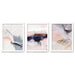 Smoky Blush by Louise Robinson 3 Piece Framed Triptych 