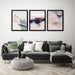 Smoky Blush by Louise Robinson 3 Piece Framed Triptych - Americanflat