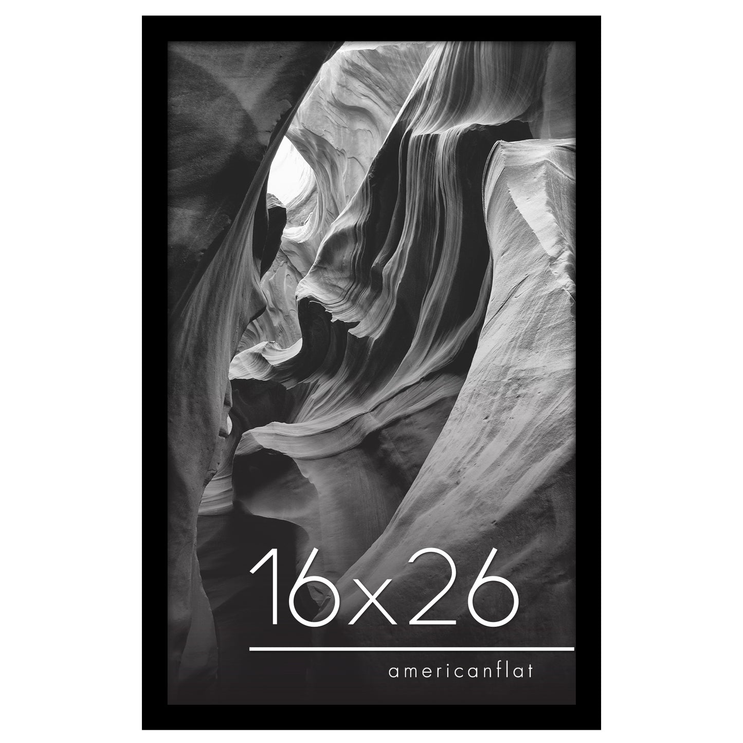 Poster Frame | Photo Frame with Polished Plexiglass Cover | Choose Size