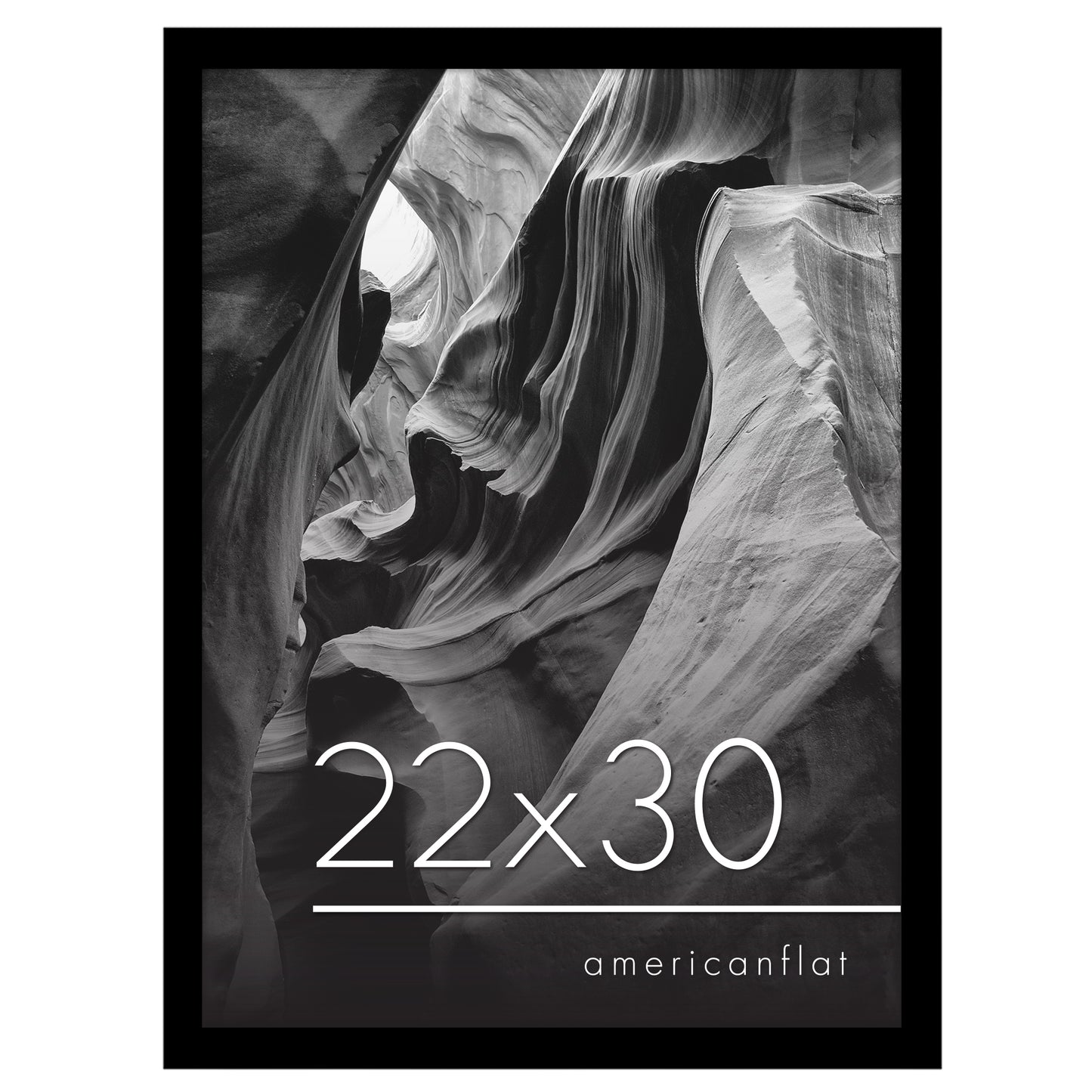 Poster Frame | Photo Frame with Polished Plexiglass Cover | Choose Size