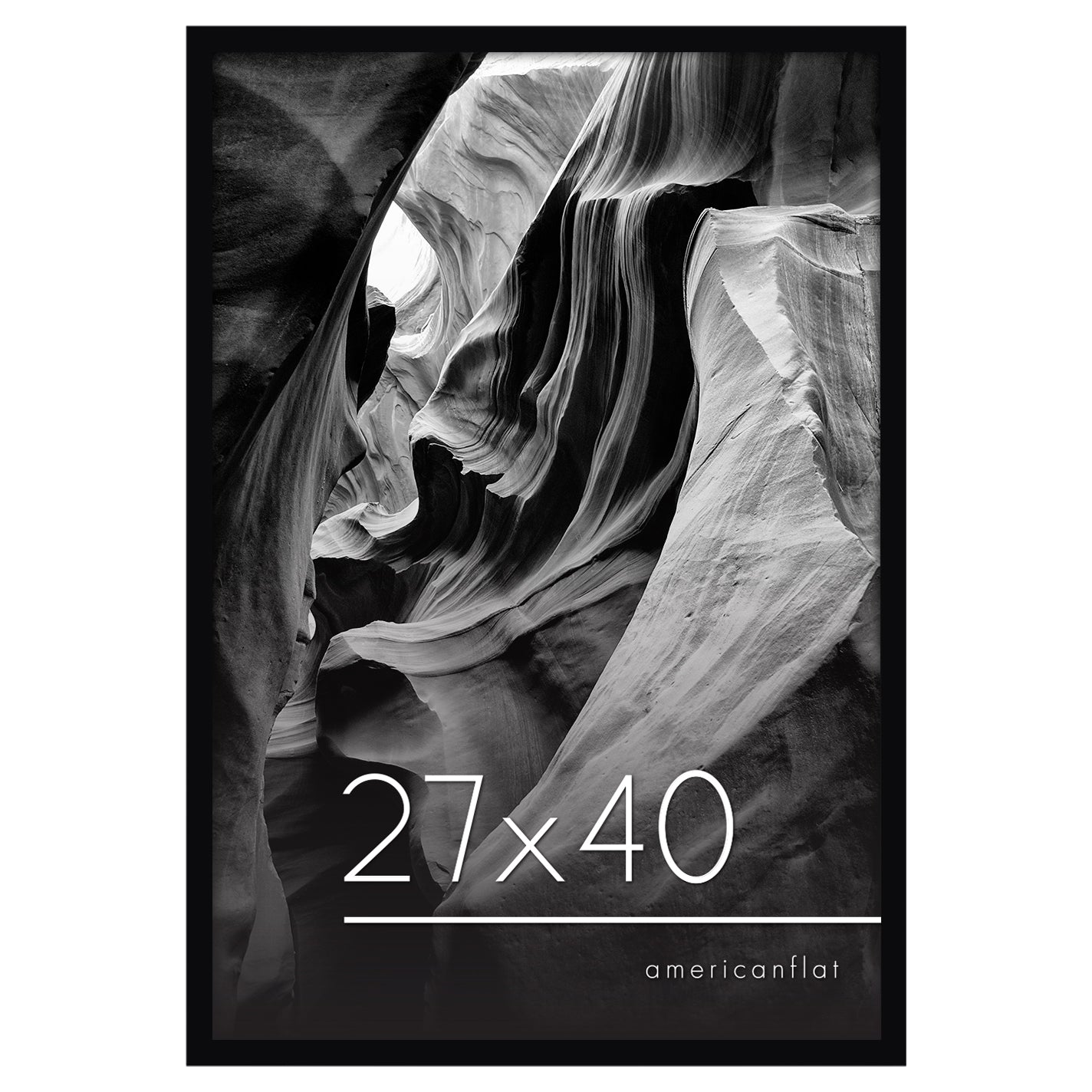 Poster Frame | Photo Frame with Polished Plexiglass Cover | Choose Size