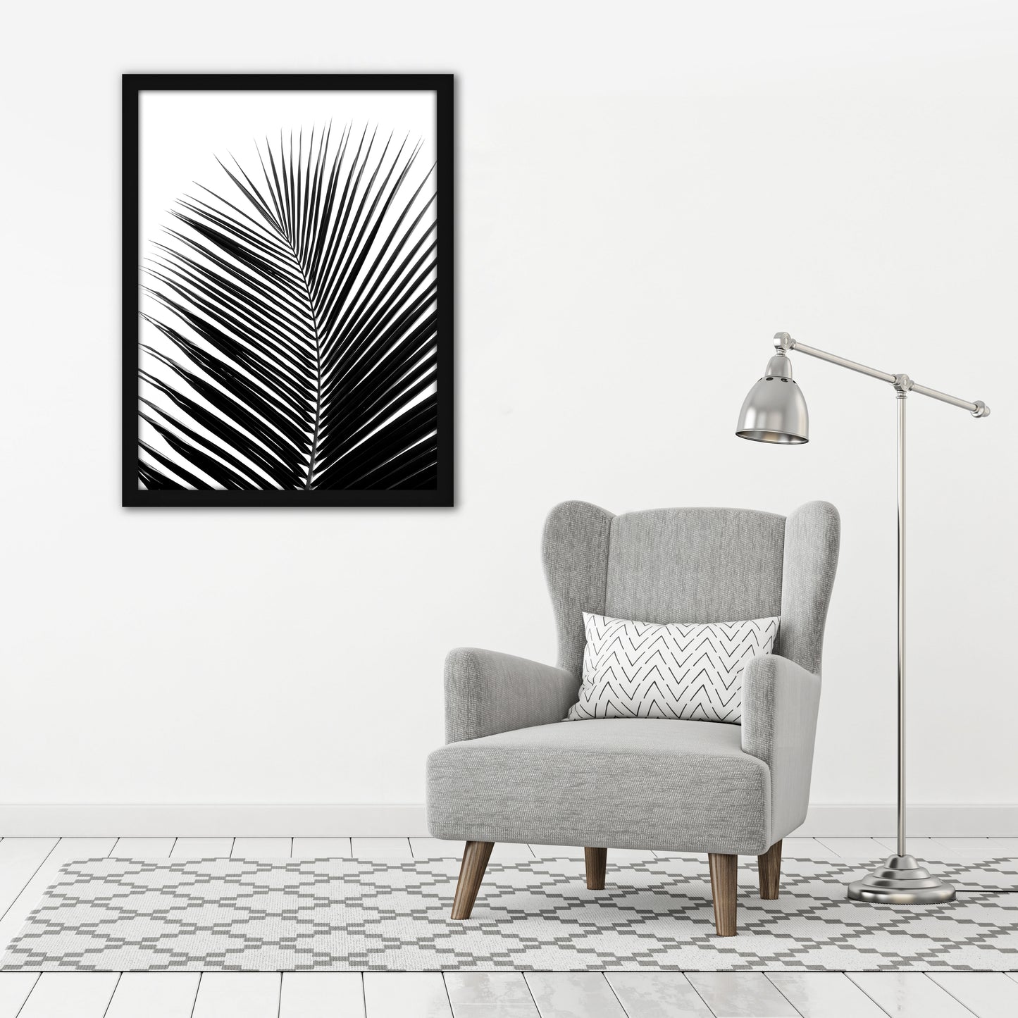 30x40 in Black - Horizontal and Vertical Formats for Wall with Hanging Hardware Included - Poster Frame