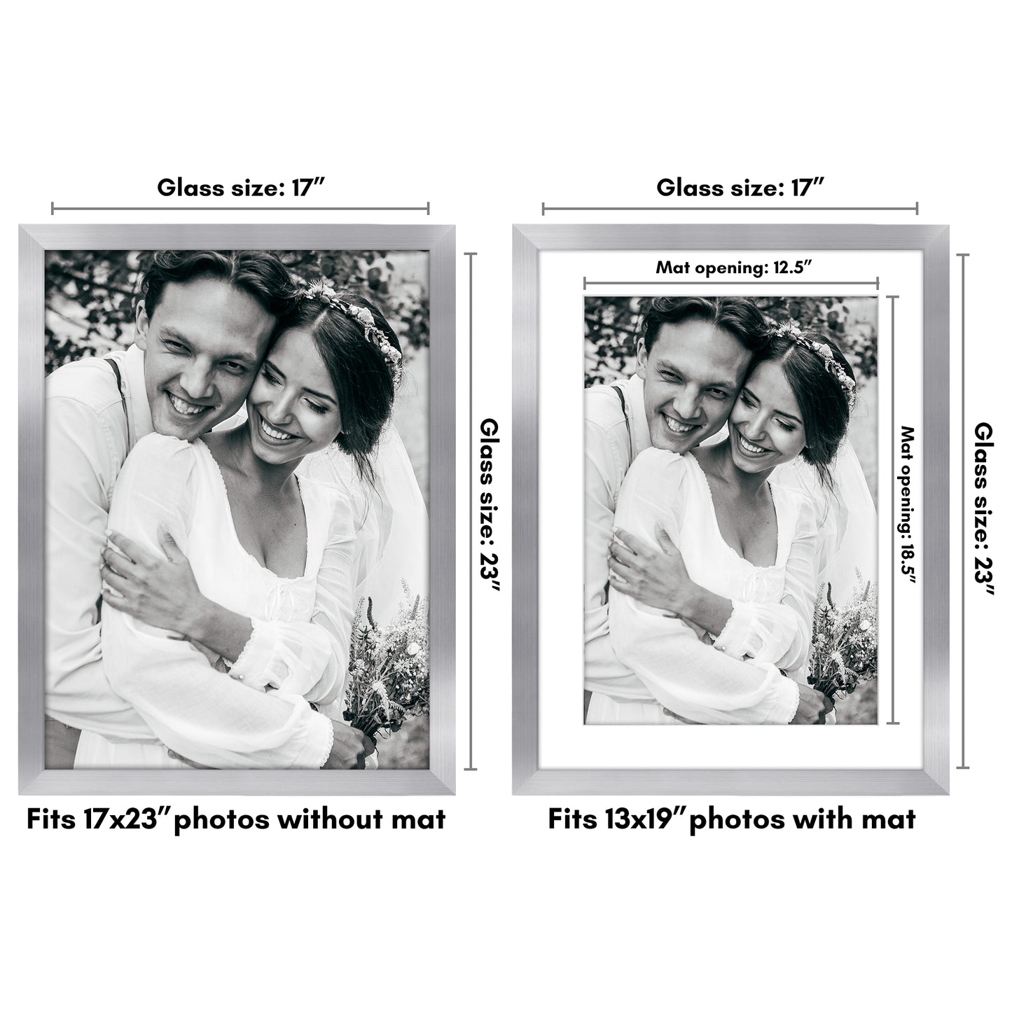 Oversized Gallery Picture Frame with Mat | Hudson Collection
