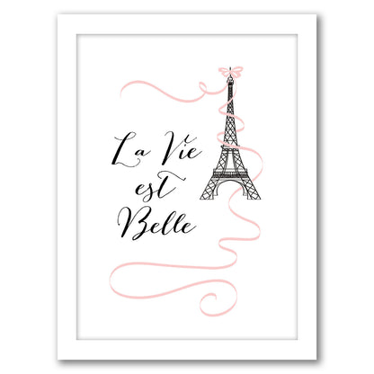 Belleparis By Martina - White Framed Print