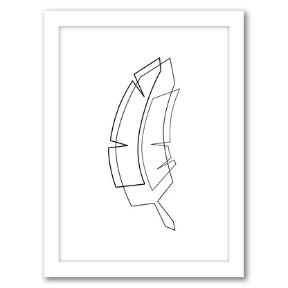 Abstract Beauty Outline by Explicit Design - Framed Print