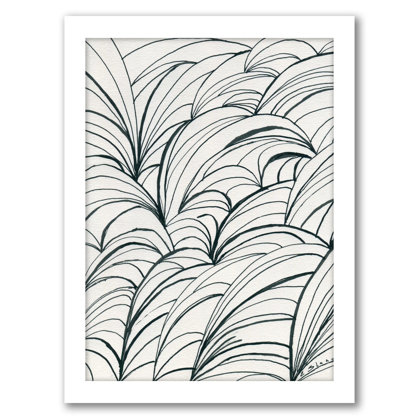 Foliage by Dreamy Me - White Framed Print