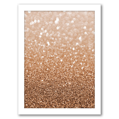 Copper Shiny Texture by Emanuela Carratoni - Framed Print