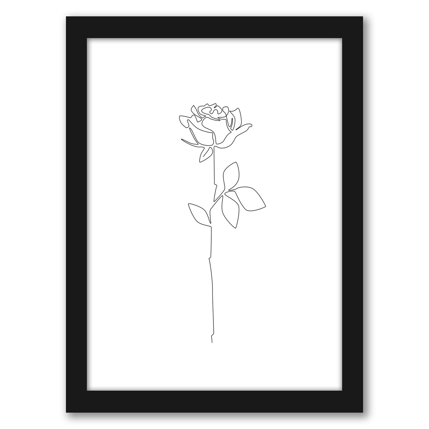 Fragile Rose by Explicit Design - Framed Print