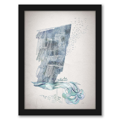 Cliffs by David Fleck - Framed Print