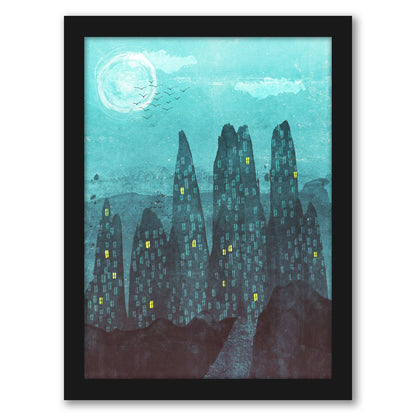 To The City by Tracie Andrews - Framed Print