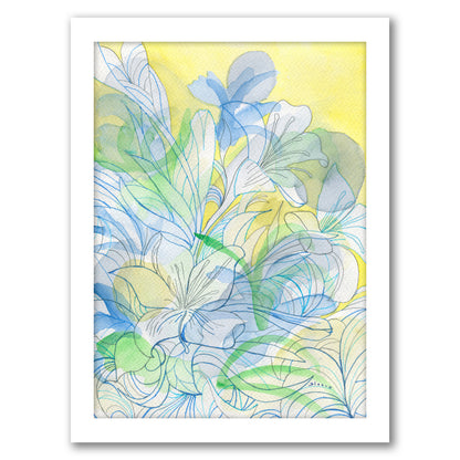 Old Times by Dreamy Me - White Framed Print