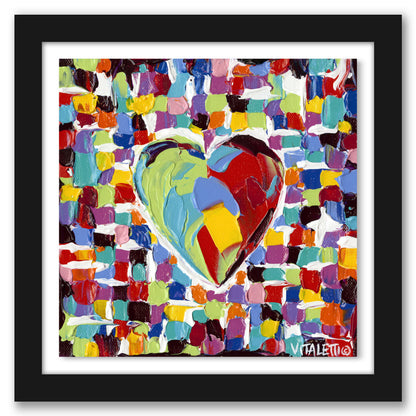 Mosaic Heart I by Carolee Vitaletti by World Art Group - Framed Print