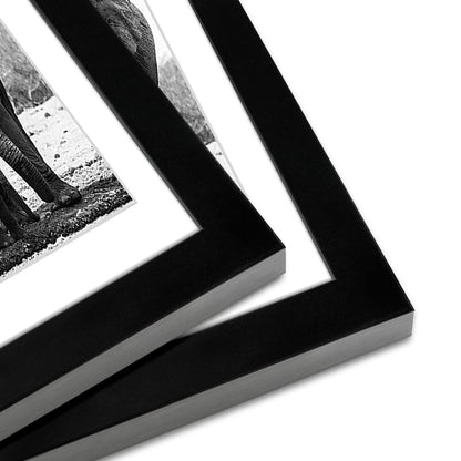 Picture Frame in Black with Lead Free Shatter Resistant Glass - Wall Mounted - 11" x 11" - Pack of 15 - Picture Frame - Americanflat