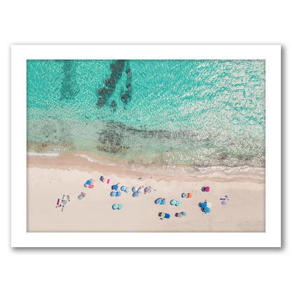 Beach People By Sisi And Seb - Framed Print
