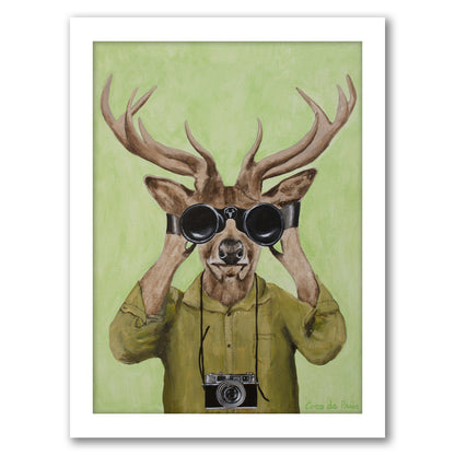 Deer Hunter By Coco De Paris - Framed Print