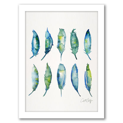 Feathers by Cat Coquillette - Framed Print