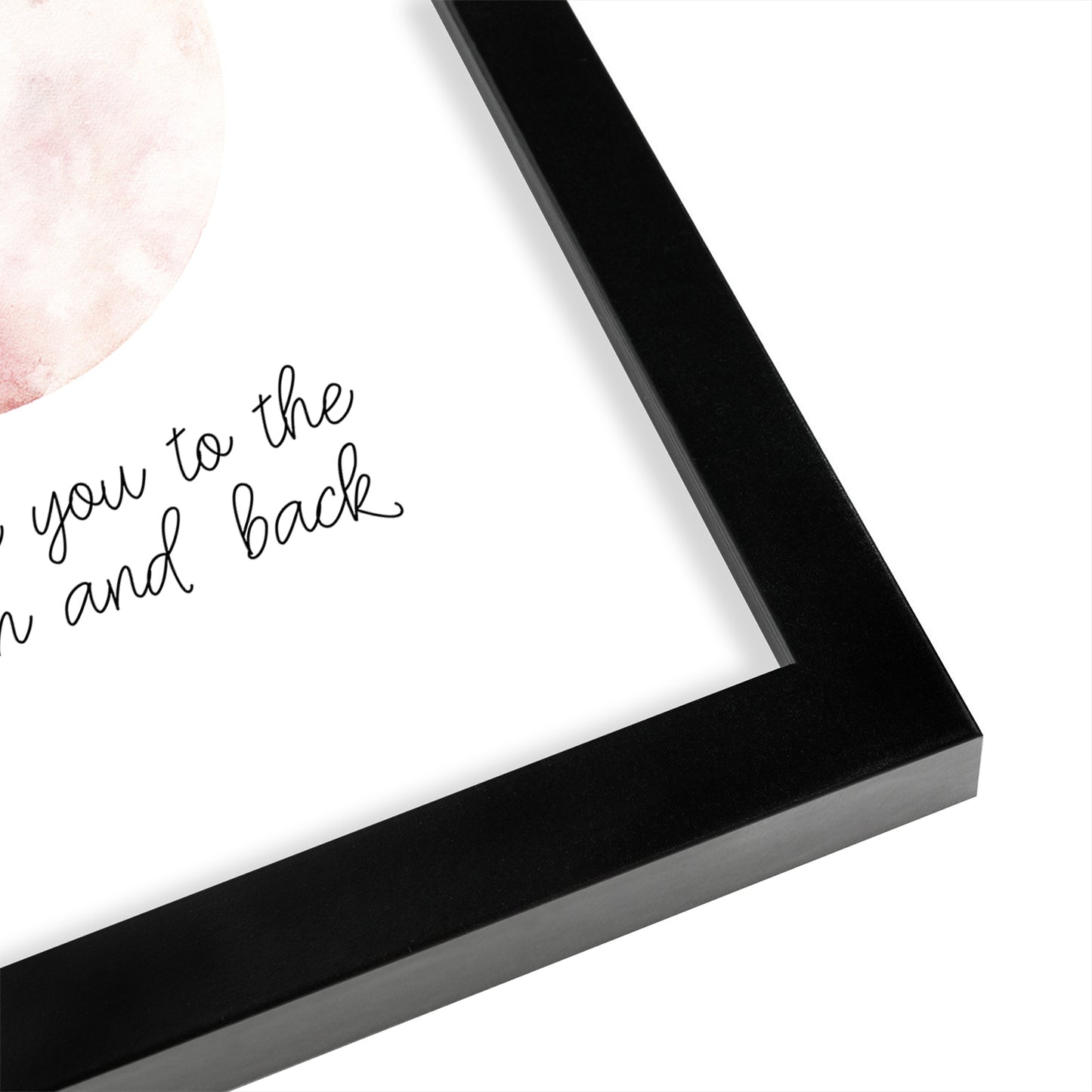 Pink Moon And Back By Wall + Wonder - Framed Print