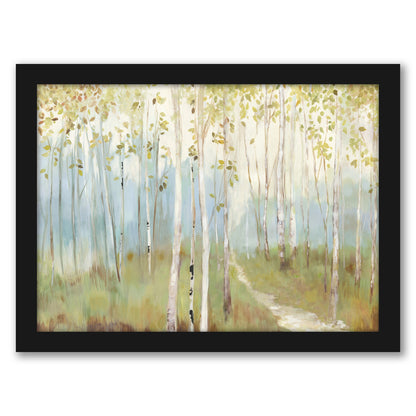 Sunny Forest by PI Creative Art - Framed Print