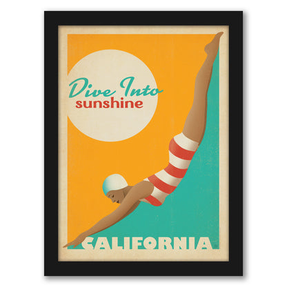 Dive Into Sunshine by Anderson Design Group - Framed Print