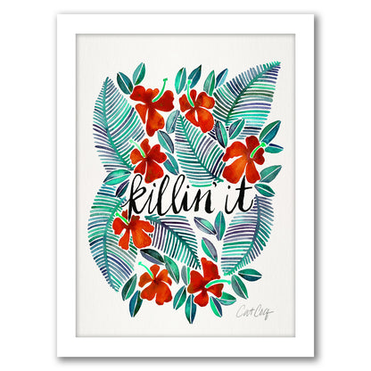 Killinit Red by Cat Coquillette - Framed Print