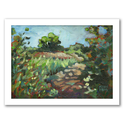 Late Summer By Mary Kemp - White Framed Print