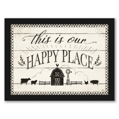 Country Thoughts I by Wild Apple - Framed Print
