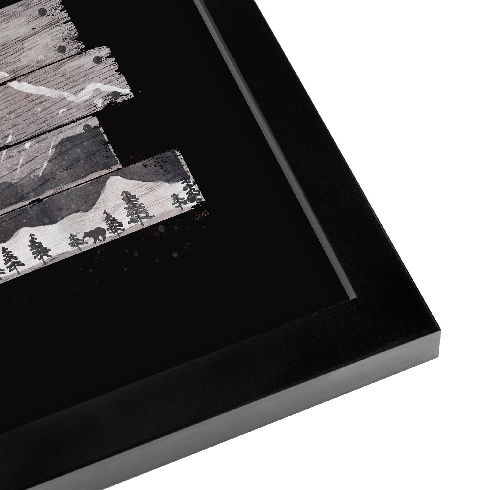 Into The Grey by NDTank - Framed Print