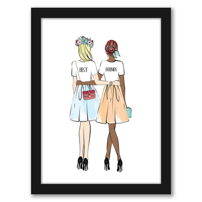 Girlfriends By Martina - Framed Print